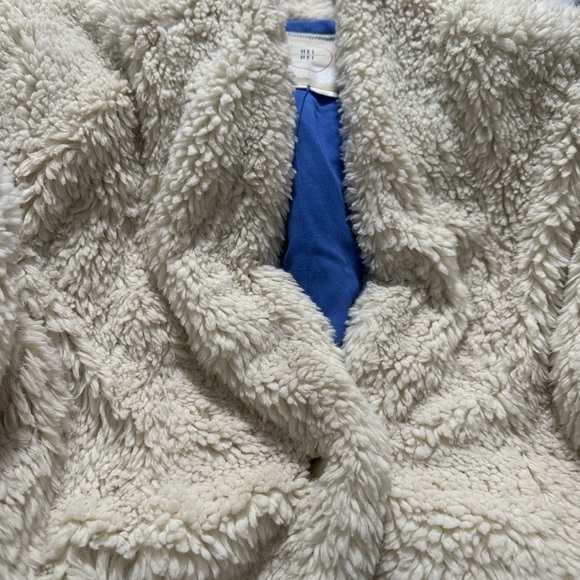 Anthropologie Hei Hei Stella Sherpa Jersey Lining Bomber Coat in Size Medium - Picture 3 of 9